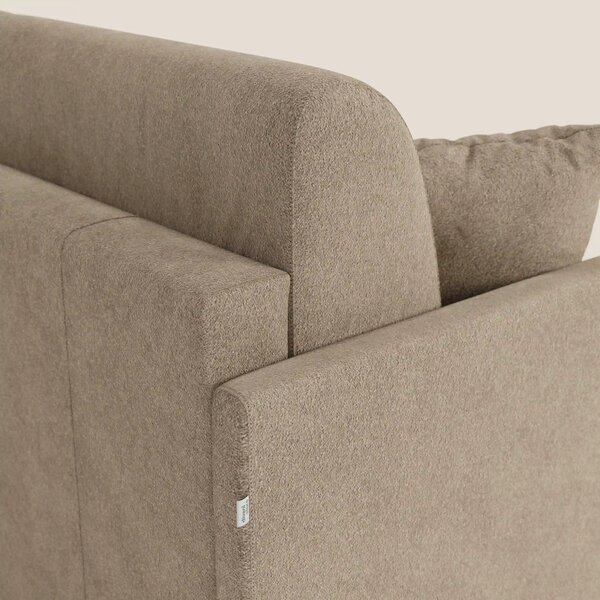 TOMMY Divano Letto con penisola contenitore - design minimal e sfodera