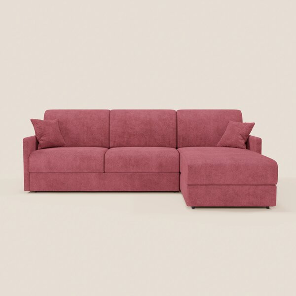 TOMMY Divano Letto con penisola contenitore - design minimal e sfodera