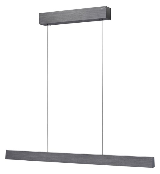 Lampada a sospensione PURE, PURE E-Motion, dimmerabile, Grigio, Soggiorno, Metallo, Moderno