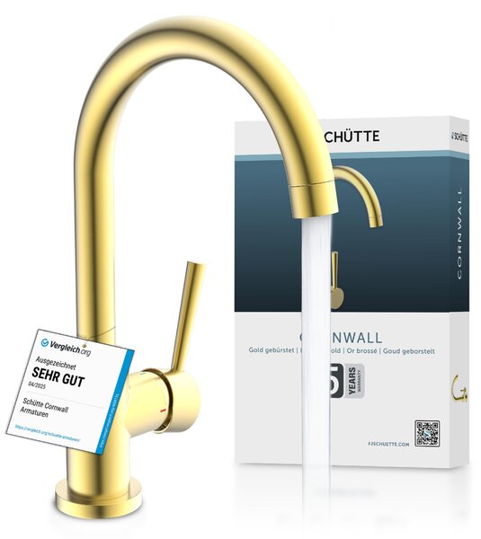 79167U Miscelatore per lavello, finitura oro spazzolato