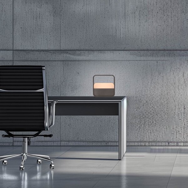 Lampade da tavolo PURE, PURE Go, dimmerabile, Marrone / Ruggine, Soggiorno, Alluminio, Moderno