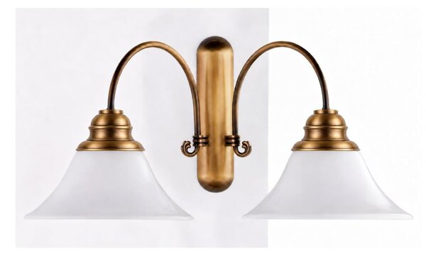 Jupiter 2176 - Lampada da parete ARES 2xE27/15W/230V bronzo/patina