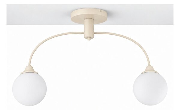 Jupiter 2193 - Lampadario a plafone NOLA 2xE27/15W/230V colore crema