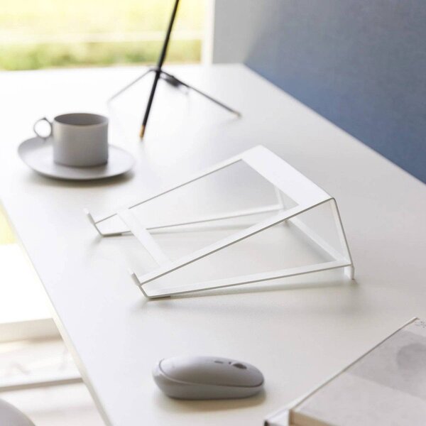 Supporto per laptop bianco in metallo Tower – YAMAZAKI