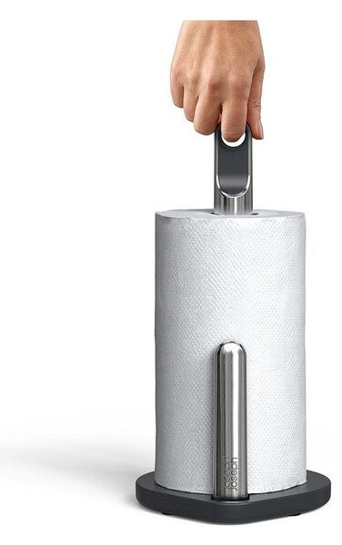 Portarotolo da cucina verticale grigio scuro in plastica Hold – Joseph Joseph