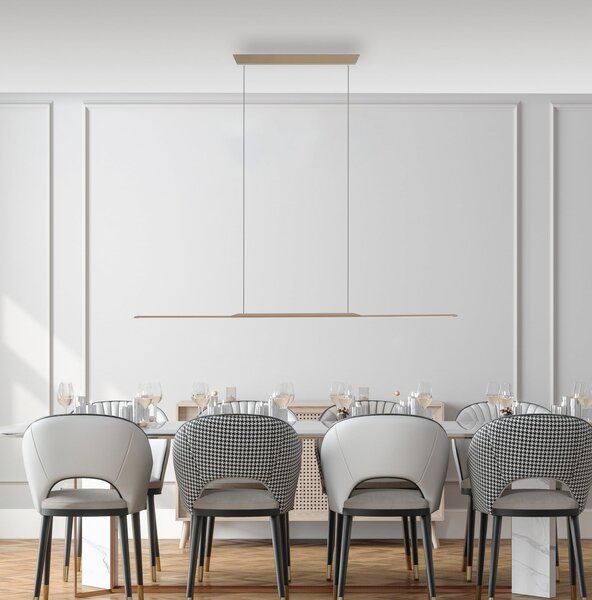 Lampada a sospensione PURE, Surface, dimmerabile, Bronzo / Ottone anticato, Soggiorno, Alluminio, Moderno