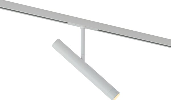 Faretto bianco moderno per sistema a binario monofase - Slimline Avery