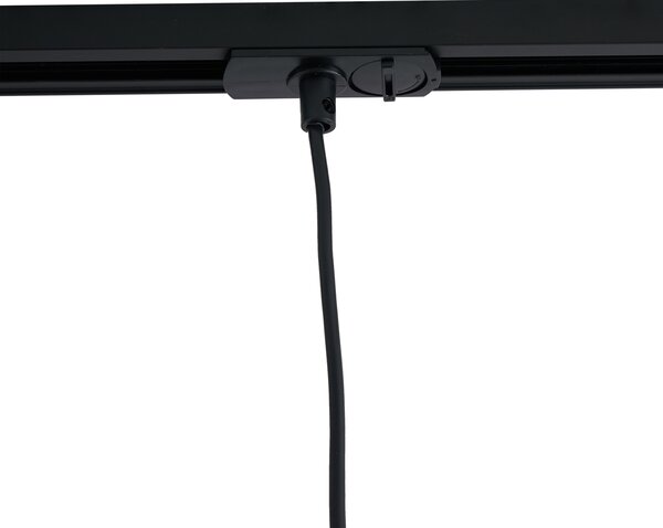 Lampada a sospensione moderna beige con nero per sistema a binario monofase - Iconic Frini