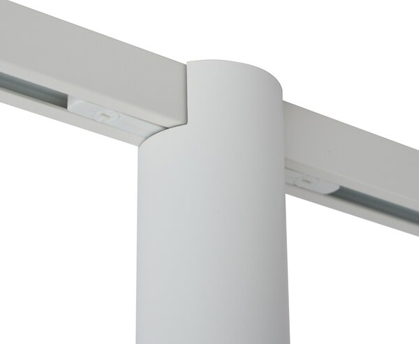 Faretto moderno bianco per sistema a binario monofase GU10 35mm - Slimline Nubee Honey