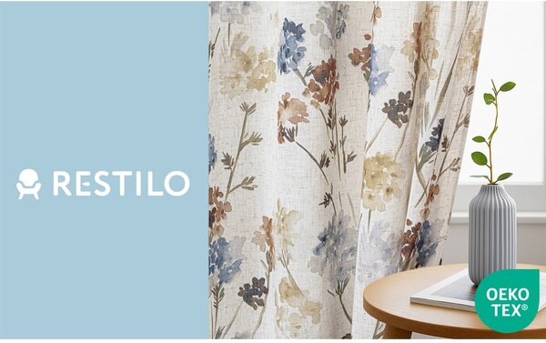 Tenda color crema 135x250 cm Flosi – Restilo