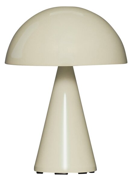 Lampada da tavolo dimmerabile a LED color crema (altezza 20 cm) Mush - Hübsch