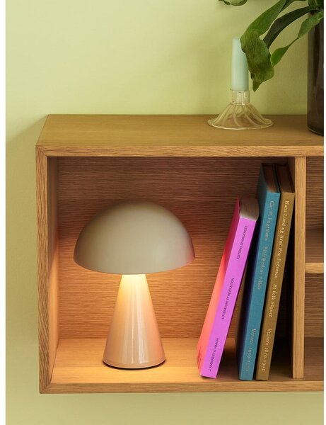 Lampada da tavolo dimmerabile a LED color crema (altezza 20 cm) Mush - Hübsch