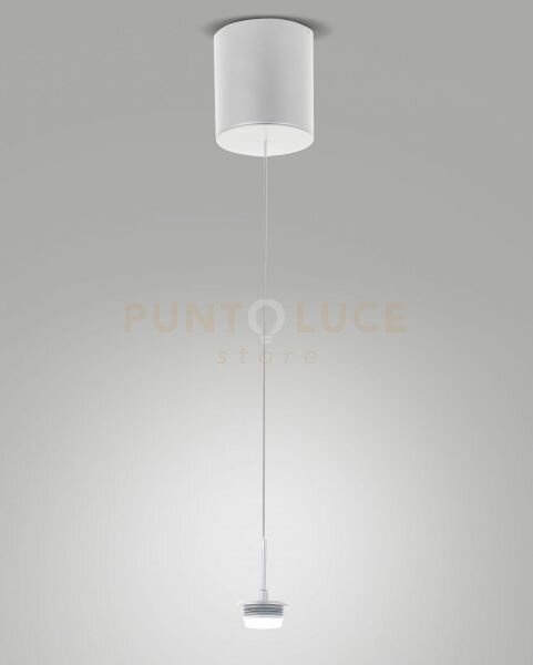 3804-45-102 montatura sali scendi bianca completa cct 8w - 750 lm- 