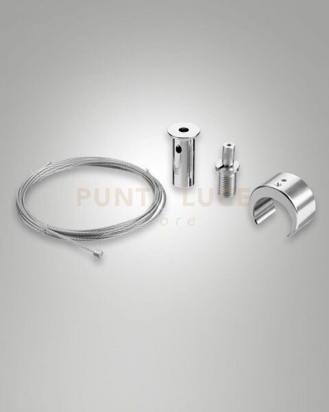 6404-50-022 kit mono sospensione alluminio naturale per sharon