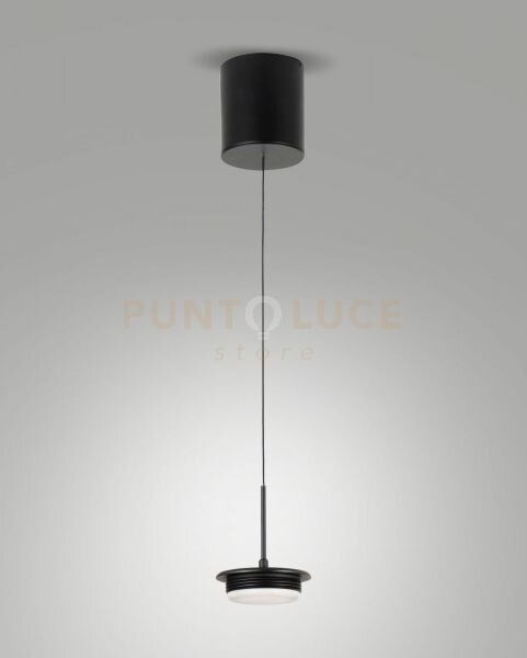 3805-40-101 montatura sali scendi nera completa a led cct 2700k - 3