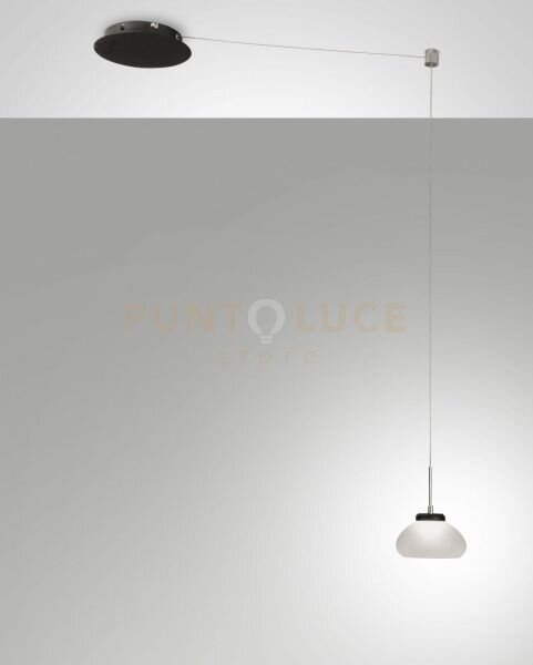 Arabella sospensione bianca 1 luce a led 3000k - 8w - 750 lm, spost