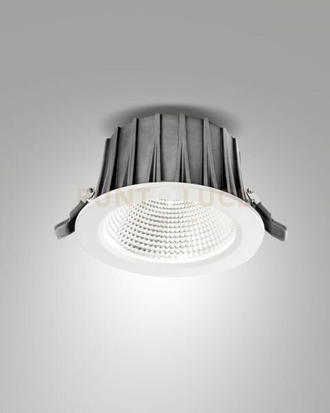 Baku faretto ad incasso 20w 3000k 2300lm bianco on/off