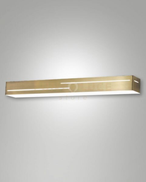 Banny applique ottone satinato a led 3000k - 24w - 2260 lm 50,5cm ip20