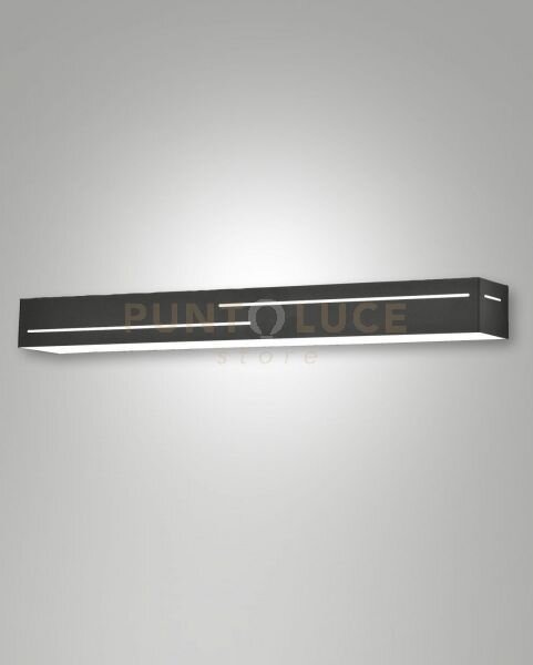 Banny applique antracite a led 3000k - 24w - 2260 lm, 50,5cm ip20