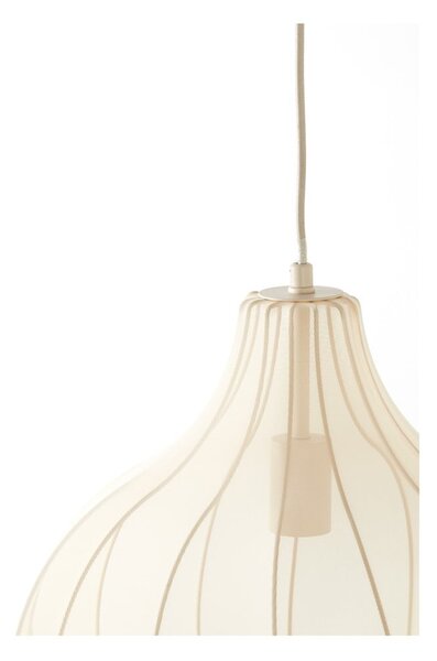 Lampadario beige con paralume in tessuto ø 39 cm Elati - Light & Living