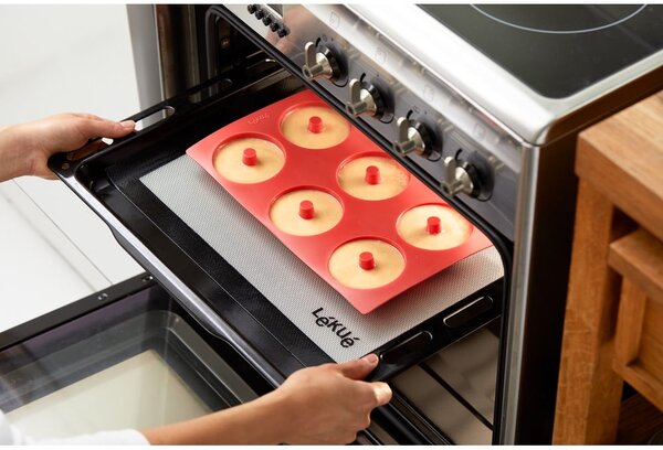 Stampo da forno in silicone adatto per donut 17,5x30,5 cm – Lékué
