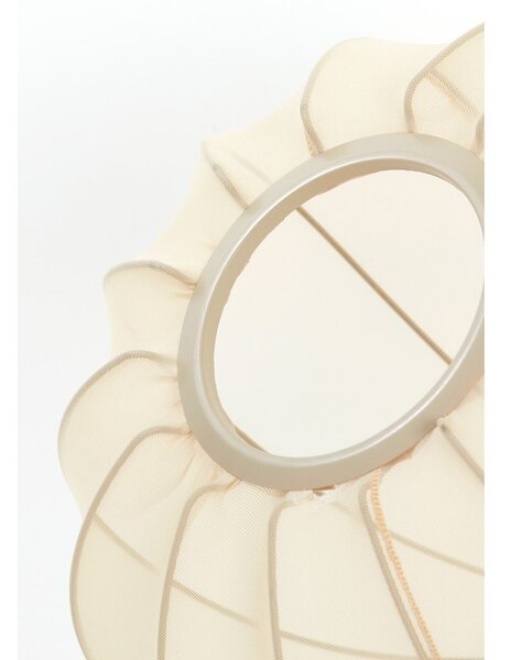 Lampadario beige con paralume in tessuto ø 39 cm Elati - Light & Living