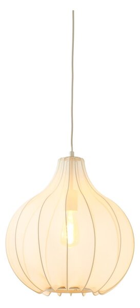 Lampadario beige con paralume in tessuto ø 39 cm Elati - Light & Living