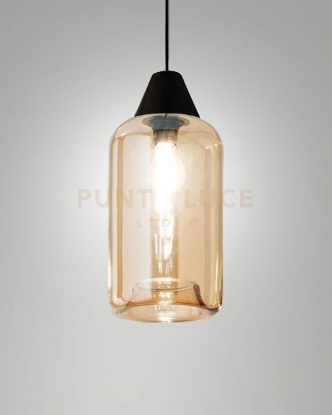 Edison 3491-59-125 vetro ambra piccolo completo di cavo x kit luci 