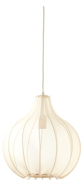 Lampadario beige con paralume in tessuto ø 39 cm Elati - Light & Living