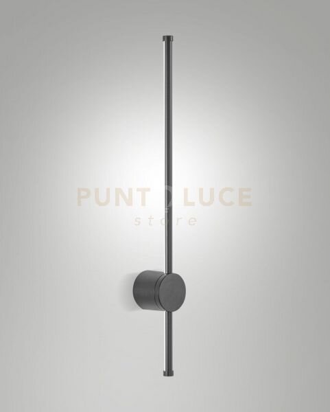 Clip applique led 12w 3000k 1650lm grigio scuro da esterno ip54