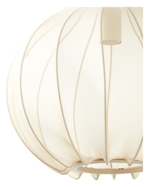 Lampadario beige con paralume in tessuto ø 39 cm Elati - Light & Living