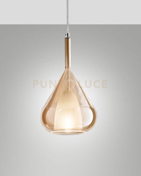 Edison 3481-59-125 vetro ambra piccolo completo di cavo x kit luci