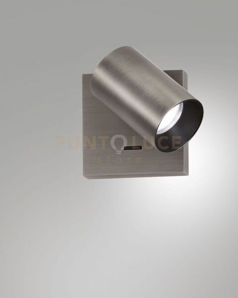Flores spot 1 luce canna di fucile con interruttore orientabile att