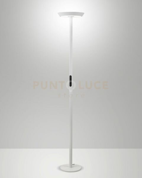 Fizz lampada da terra bianca a led cct 2700k - 3200k - 4000k- 50+10