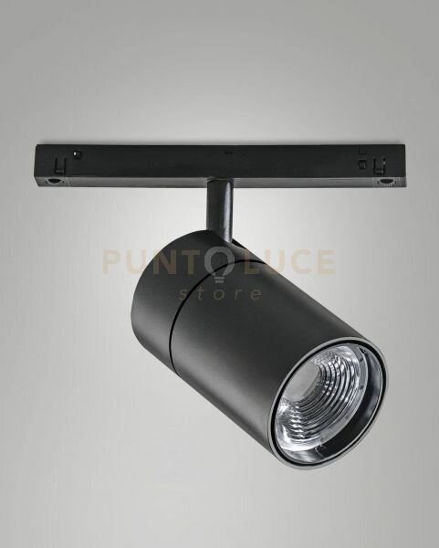 Ermes spot 48v nero 2700k 2700lm 27w 16°on/off per sistema binario