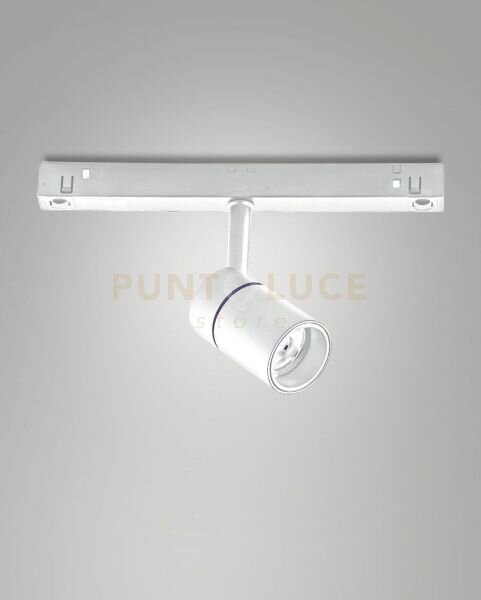 Ermes spot 2700k 500lm 6w 48v per sistema binario bianco 34° on/off
