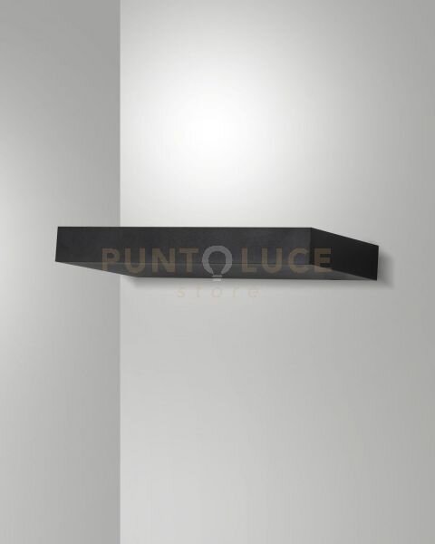 Guia applique nera l.24cm a led 3000k - 24w - 2874 lm ip20