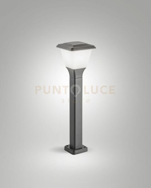 Lena paletto grigio scuro cm.60 attacco e27 ip65