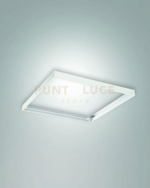 Kit plafone bianco 600x600x68 per ravello in metallo