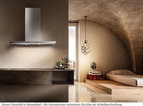 Elica Cappa Cucina Aspirante a Parete Larghezza 120 cm finitura Acciaio Inox - PRF0144972 THIN IX/A/120