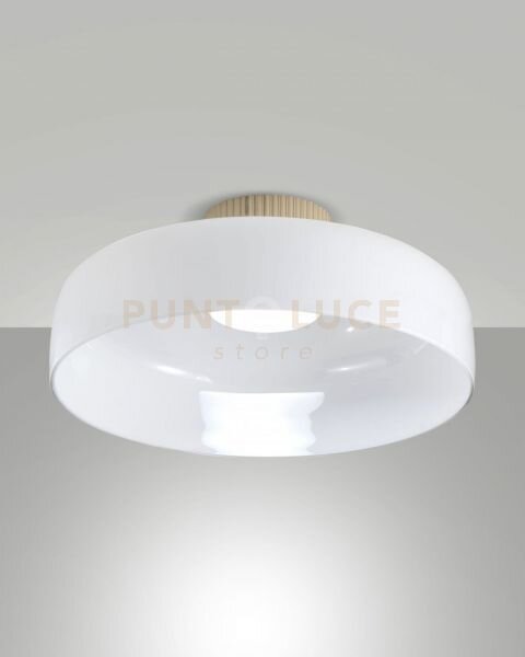 Lunar plafoniera bianca 1 luce a led cct 2700k - 3000k - 4000k- 26