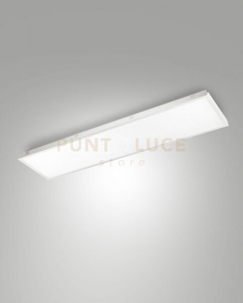 Manet clip-in plafoniera incasso 30x120cm ww prismatic cri90 on/off
