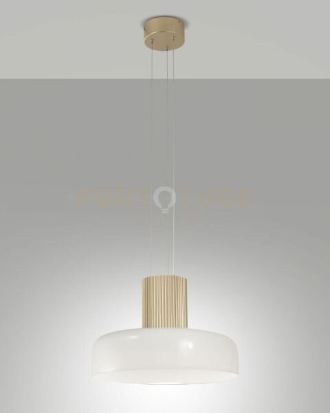 Lunar sospensione bianca 1 luce a led cct 2700k - 3000k - 4000k- 26