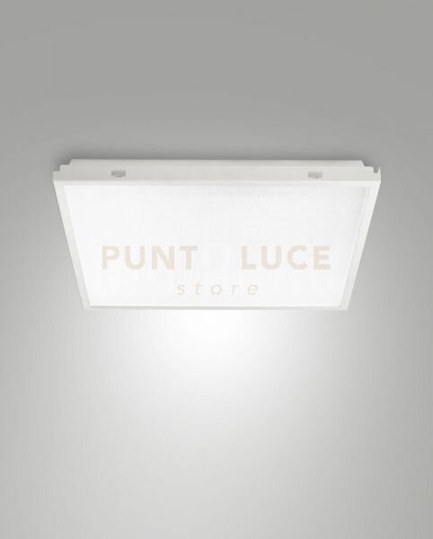 Manet clip-in plafoniera incasso 60x60cm ww prismatic cri90 on/off 