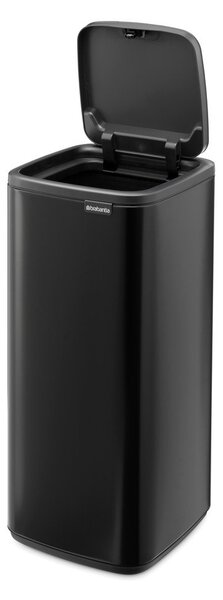 Cestino per la spazzatura nero opaco in acciaio touch 30 l Bo Touch – Brabantia