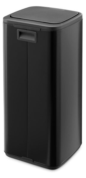 Cestino per la spazzatura nero opaco in acciaio touch 30 l Bo Touch – Brabantia