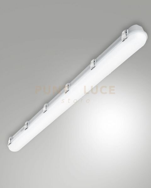 Panama plafoniera led 20w 4000k 2972lm diffusore opale l.122cm ip66