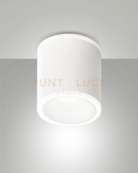 Paca plafoniera 2 luci bianca d.9cm a led 13w 3000k 848 + 486lm