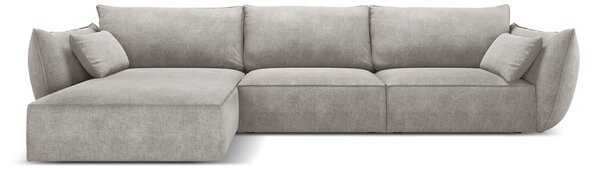 Divano angolare grigio chiaro (angolo sinistro) Vanda - Mazzini Sofas