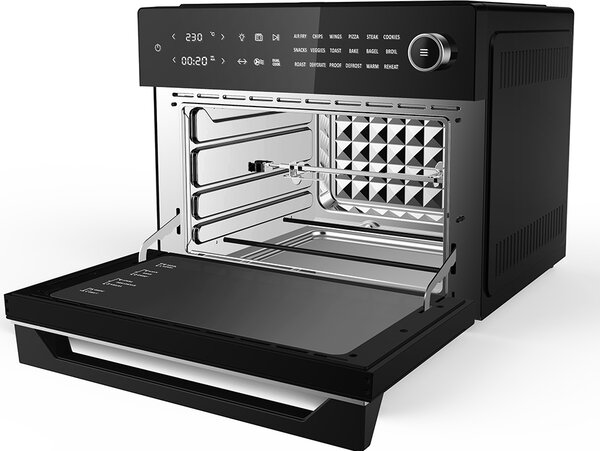 Melchioni Friggitrice ad Aria Capacit 30 Litri Potenza 1800 Watt con Display Touch e Timer - 118340032
